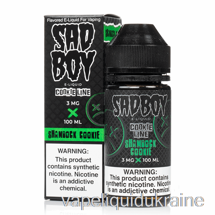 Vape Liquid Ukraine Shamrock Cookie - Sadboy - 100mL 6mg